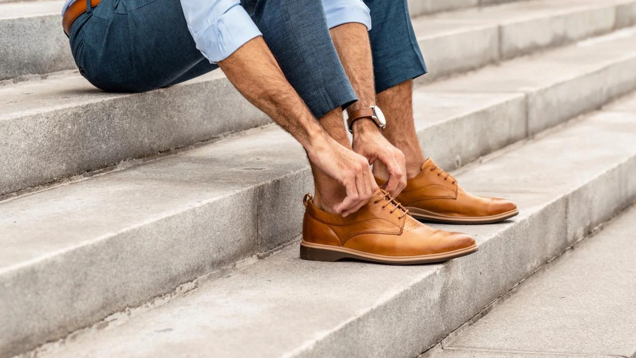 Tan dress shoes mens