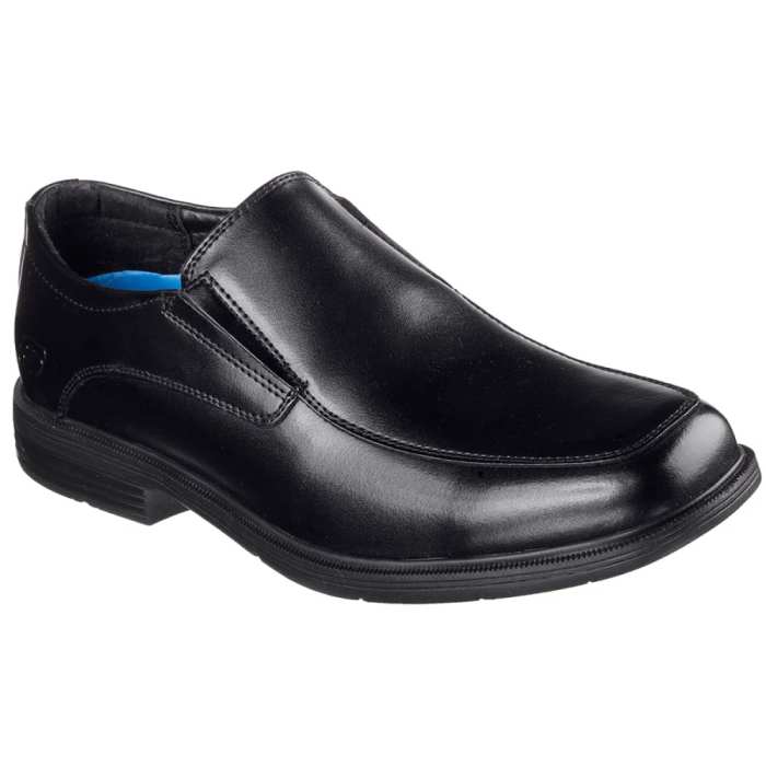 Skechers black dress shoes mens