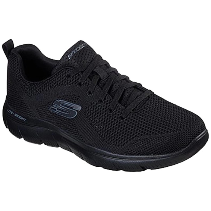 Skechers black dress shoes mens