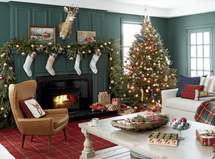 How to decorate room for christmas