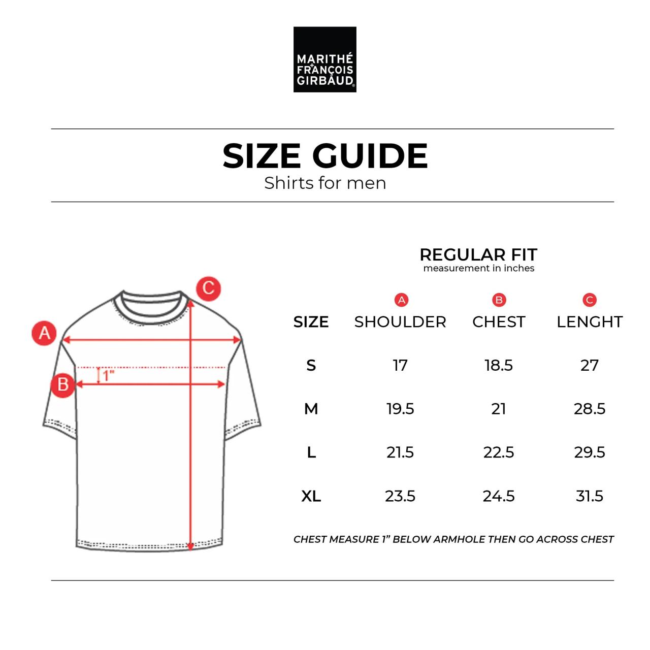 How to size mens dress shirts