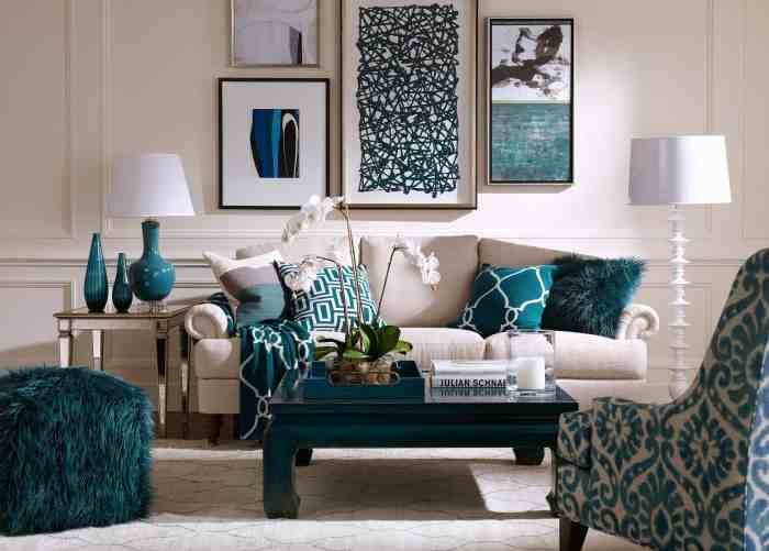 How to decorate a blue room for fall