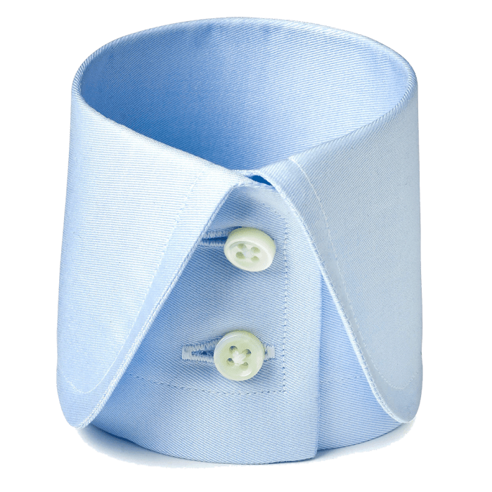 Men's dress shirts with different colored cuffs