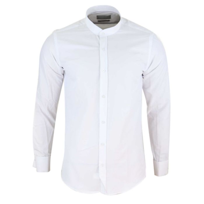 Mens nehru collar dress shirts