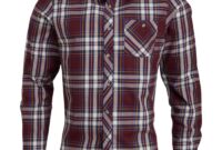 Mens big and tall burgundy dress shirt